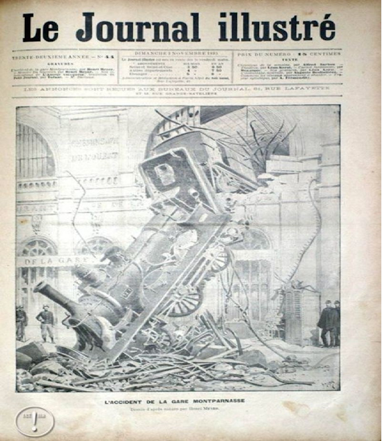 Σαν σήμερα 22 Οκτωβρίου 1895 στο Gare Montparnasse  Το ασύλληπτο   σιδηροδρομικό ατύχημα που  έγραψε ιστορία.  Δείτε video και εικόνες. - Φωτογραφία 7