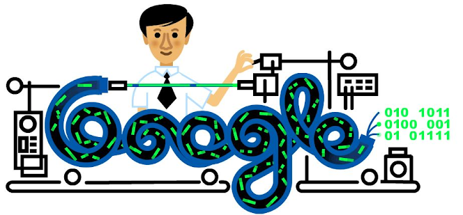 Το σημερινό Doodle της Google τιμά τον φυσικό Charles K. Kao - Φωτογραφία 1