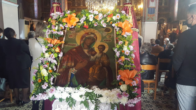 Η λιτάνευση της εικόνας της Παναγίας της «Γρίπης» στα Καλύβια. - Φωτογραφία 2
