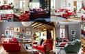 25+ Διακοσμήσεις σαλονιού με κόκκινο καναπέ - Φωτογραφία 1