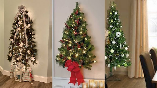 Τεχνητά χριστουγεννιάτικα δέντρα slim και τοίχου για μικρούς χώρους - Φωτογραφία 3