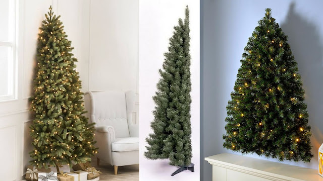 Τεχνητά χριστουγεννιάτικα δέντρα slim και τοίχου για μικρούς χώρους - Φωτογραφία 4