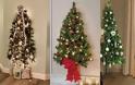 Τεχνητά χριστουγεννιάτικα δέντρα slim και τοίχου για μικρούς χώρους - Φωτογραφία 3