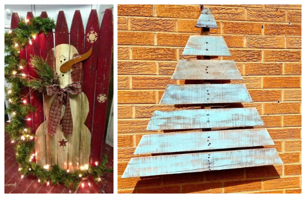 50+ DIY Χριστουγεννιάτικες ξύλινες Κατασκευές από Παλέτες - Σανίδες - Φωτογραφία 15