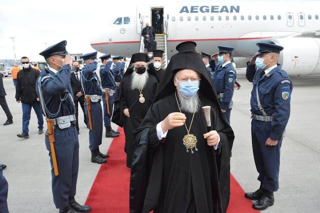 Έφτασε στην Αθήνα ο Οικουμενικός Πατριάρχης - Φωτογραφία 1