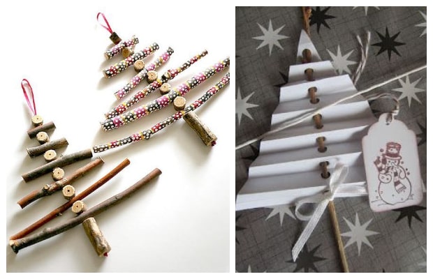 Χριστουγεννιάτικες Ιδέες - Κατασκευές από Κορμούς - Κλαδιά - Φωτογραφία 15