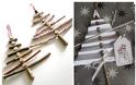 Χριστουγεννιάτικες Ιδέες - Κατασκευές από Κορμούς - Κλαδιά - Φωτογραφία 15