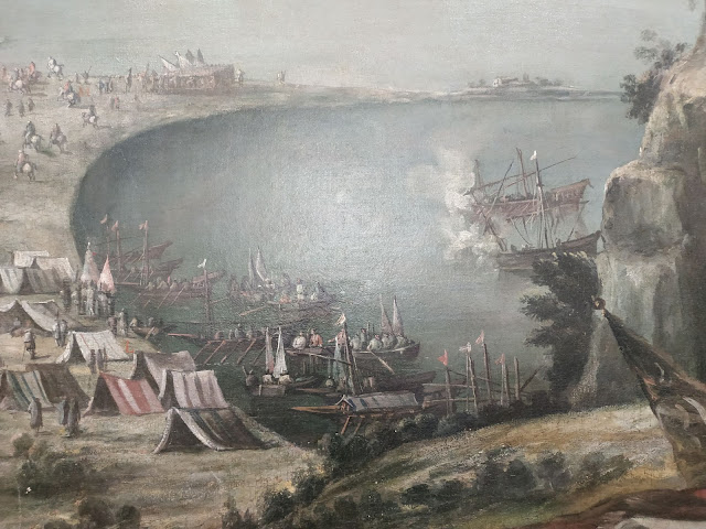 Σπάνιο απόσπασμα(1717) με το νησάκι της κουκουμίτσας ενωμένο με τη στεριά. - Φωτογραφία 1