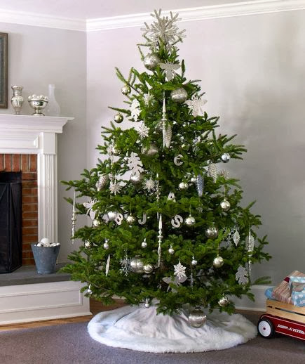 Χριστουγεννιάτικες Διακοσμήσεις σε Λευκό - Ασημί χρώμα - Φωτογραφία 27