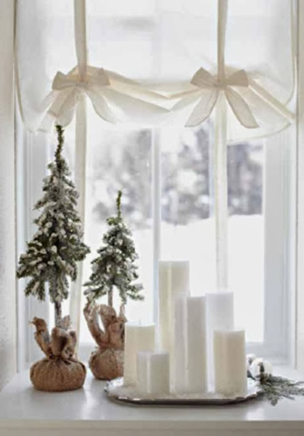 Χριστουγεννιάτικες Διακοσμήσεις σε Λευκό - Ασημί χρώμα - Φωτογραφία 81