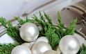 Χριστουγεννιάτικες Διακοσμήσεις σε Λευκό - Ασημί χρώμα - Φωτογραφία 47