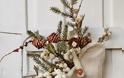 Χριστουγεννιάτικες Διακοσμήσεις σε Λευκό - Ασημί χρώμα - Φωτογραφία 89