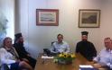 Συνάντηση του Υφυπουργού Εργασίας με τον Αρχιγραμματέα της Ιεράς Συνόδου και δηλώσεις στον ΑΝΤ1