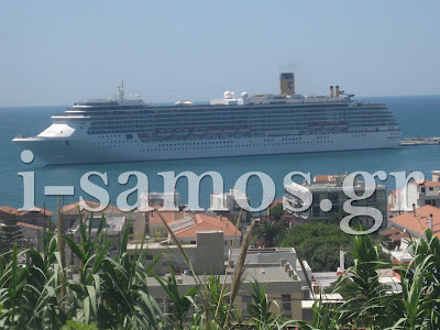 Ένα από τα μεγαλύτερα κρουαζιερόπλοια του κόσμου, τo Costa Atlantica στη Σάμο! - Φωτογραφία 3