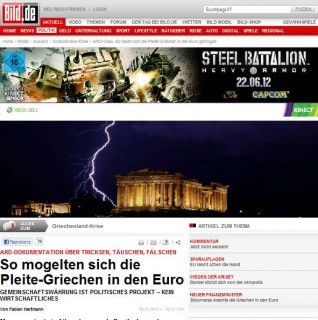 Bild: Έτσι εξαπάτησαν την Ευρωζώνη οι χρεοκοπημένοι Έλληνες - Φωτογραφία 1