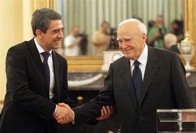 Συνάντηση με τον Βούλγαρο πρόεδρο  Πολύ σημαντική η ενεργειακή συνεργασία Ελλάδας-Βουλγαρίας, είπε ο Κ.Παπούλιας - Φωτογραφία 1