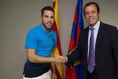 Παρουσίασε τον Τζόρντι Άλμπα η Μπαρτσελόνα