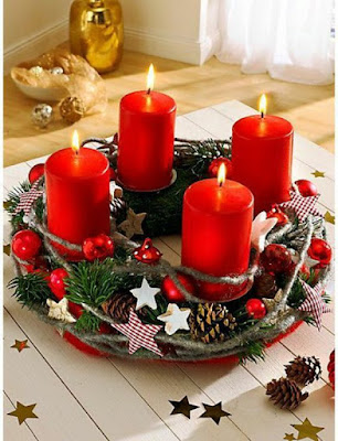 Χριστουγεννιάτικες συνθέσεις με Κεριά - Φωτογραφία 33