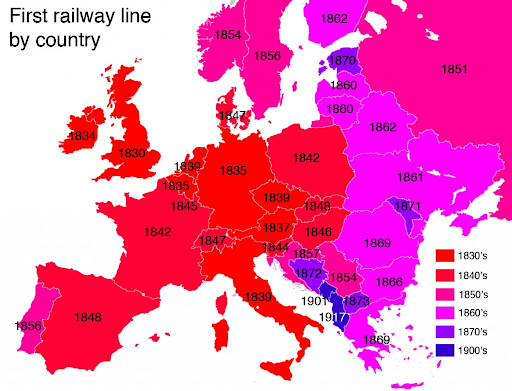Σύντομη Ιστορία των Σιδηροδρόμων στην Ευρώπη. - Φωτογραφία 4