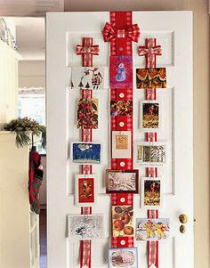 Γιορτινές διακοσμήσεις και κατασκευές με Χριστουγεννιάτικες Κάρτες - Φωτογραφία 16
