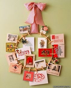 Γιορτινές διακοσμήσεις και κατασκευές με Χριστουγεννιάτικες Κάρτες - Φωτογραφία 18
