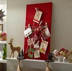 Γιορτινές διακοσμήσεις και κατασκευές με Χριστουγεννιάτικες Κάρτες - Φωτογραφία 7