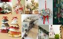 Γιορτινές διακοσμήσεις και κατασκευές με Χριστουγεννιάτικες Κάρτες