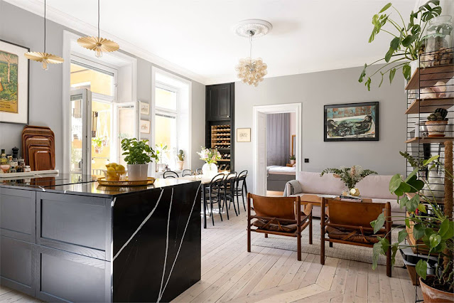 Ιδιαίτερες επιλογές και κομψοί χρωματικοί συνδυασμοί σε 53τμ - Φωτογραφία 11