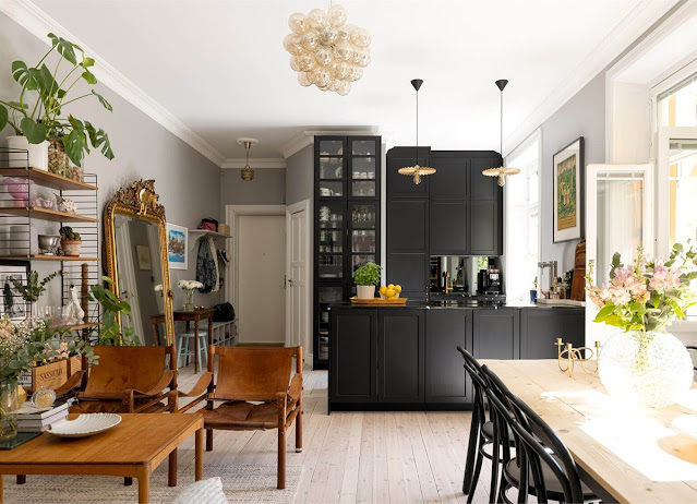 Ιδιαίτερες επιλογές και κομψοί χρωματικοί συνδυασμοί σε 53τμ - Φωτογραφία 2