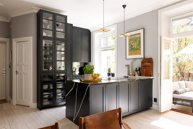 Ιδιαίτερες επιλογές και κομψοί χρωματικοί συνδυασμοί σε 53τμ - Φωτογραφία 3