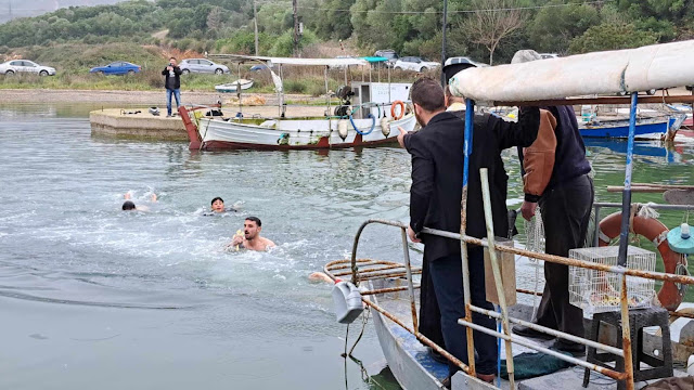 Με λαμπρότητα γιορτάσθηκαν τα Θεοφάνεια και ο αγιασμός των υδάτων στα Παλιάμπελα. - Φωτογραφία 2