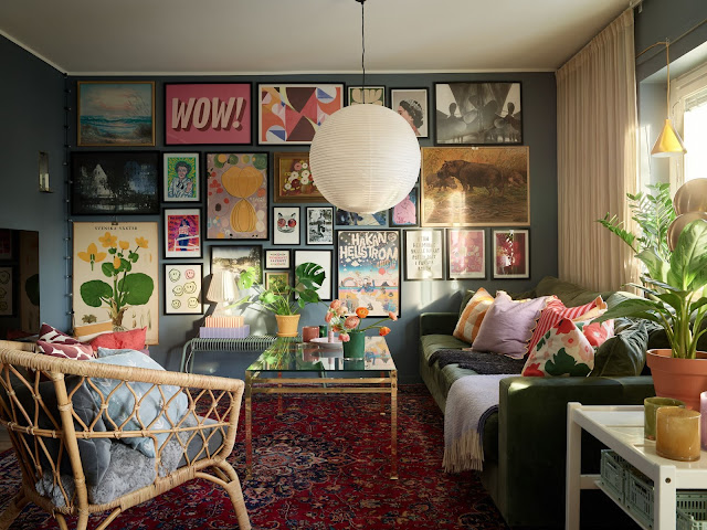 Έντονα χρώματα και ξεχωριστή ατμόσφαιρα σε 56τμ - Φωτογραφία 2