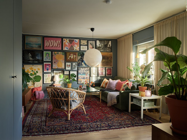 Έντονα χρώματα και ξεχωριστή ατμόσφαιρα σε 56τμ - Φωτογραφία 5