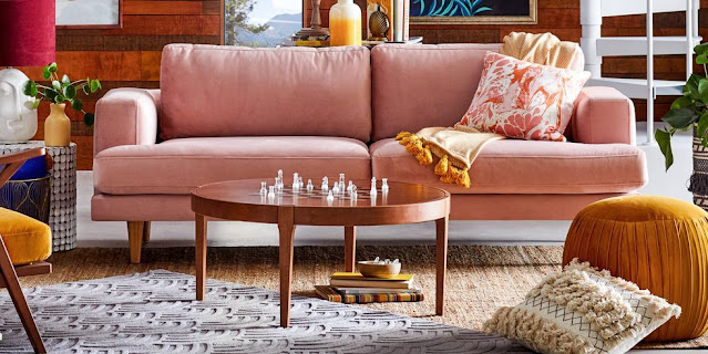 Μοντέρνα σαλόνια με βελούδινους καναπέδες - Φωτογραφία 10