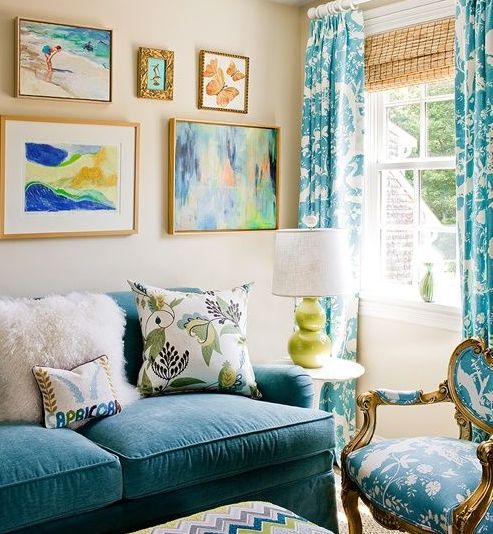 Μοντέρνα σαλόνια με βελούδινους καναπέδες - Φωτογραφία 12