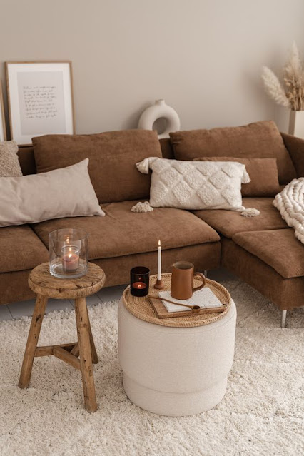 Μοντέρνα σαλόνια με βελούδινους καναπέδες - Φωτογραφία 17