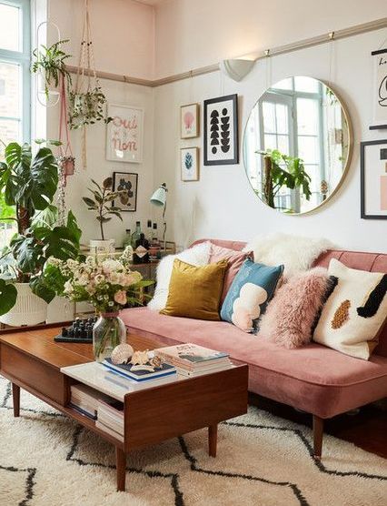 Μοντέρνα σαλόνια με βελούδινους καναπέδες - Φωτογραφία 5