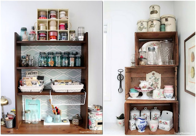 Διαμορφώσεις Κουζίνας με ανοιχτά ντουλάπια - ράφια - Φωτογραφία 11