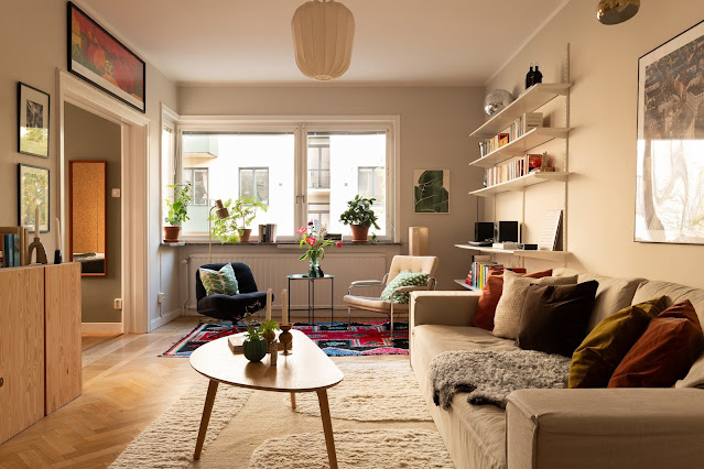 Ρουστίκ και vintage σε ζεστές γήινες αποχρώσεις σε 56τμ - Φωτογραφία 2