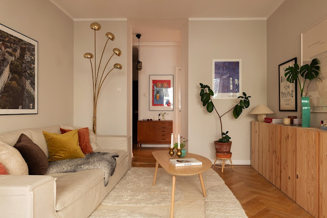 Ρουστίκ και vintage σε ζεστές γήινες αποχρώσεις σε 56τμ - Φωτογραφία 9