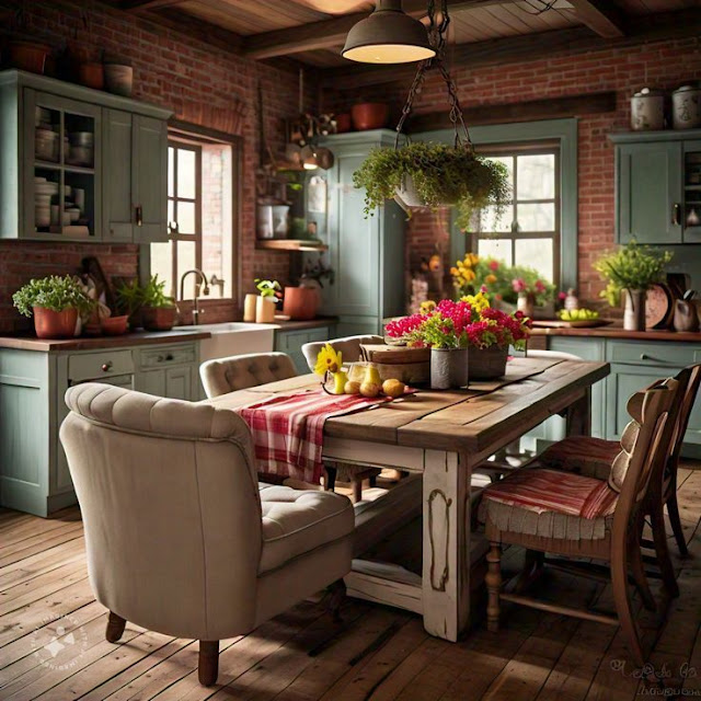 20+ Διαμορφώσεις εσωτερικού χώρου σε παραδοσιακό ρουστίκ ύφος - Φωτογραφία 17