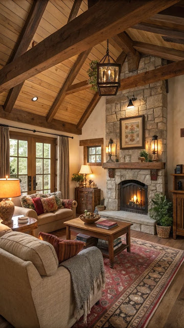 20+ Διαμορφώσεις εσωτερικού χώρου σε παραδοσιακό ρουστίκ ύφος - Φωτογραφία 9