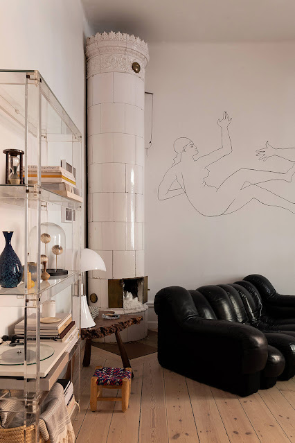 Ιδιαίτερη σύγχρονη αισθητική σε διαμέρισμα κλασικής αρχιτεκτονικής - Φωτογραφία 4