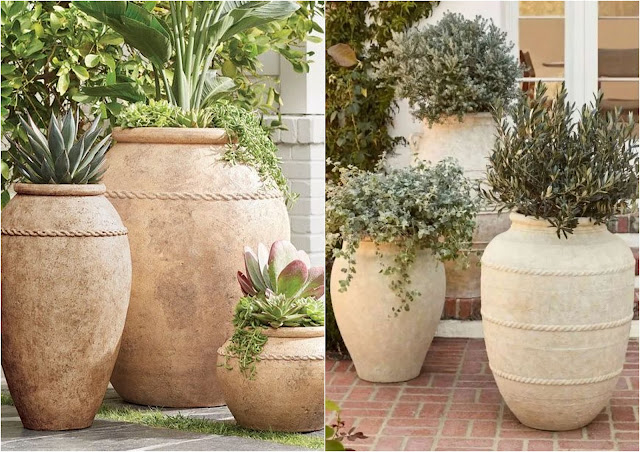 Διαμορφώσεις εξωτερικού χώρου με ψηλές γλάστρες - Φωτογραφία 4