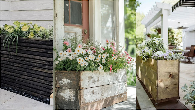 Διαμορφώσεις εξωτερικού χώρου με ψηλές γλάστρες - Φωτογραφία 6