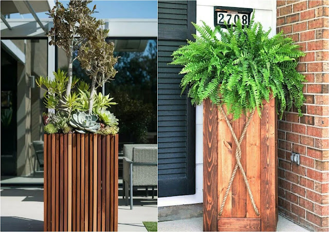 Διαμορφώσεις εξωτερικού χώρου με ψηλές γλάστρες - Φωτογραφία 7