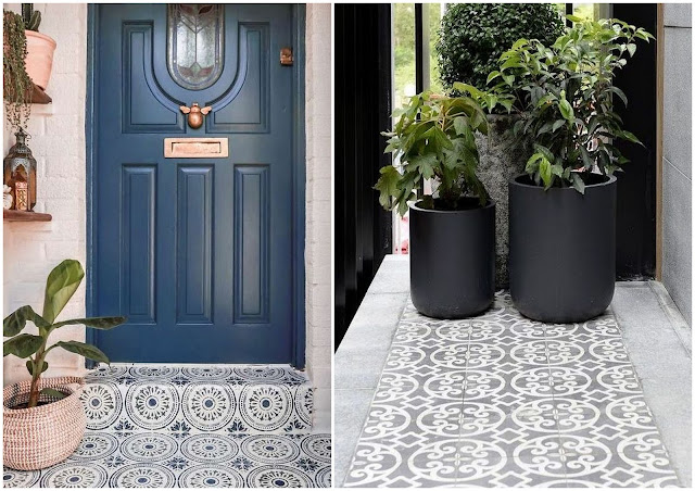 Διαμορφώσεις εξωτερικών χώρων με πλακάκια δαπέδου σε γεωμετρικά σχέδια - Φωτογραφία 3