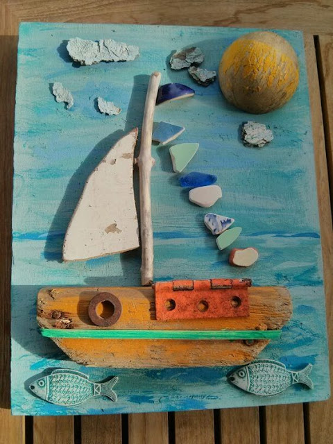 50+ Καλοκαιρινές ιδέες και κατασκευές με φυσικά υλικά για διακόσμηση τοίχου - Φωτογραφία 16