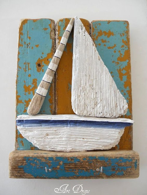 50+ Καλοκαιρινές ιδέες και κατασκευές με φυσικά υλικά για διακόσμηση τοίχου - Φωτογραφία 17