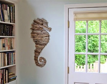 50+ Καλοκαιρινές ιδέες και κατασκευές με φυσικά υλικά για διακόσμηση τοίχου - Φωτογραφία 55